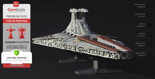 Archivo Stl Impresión 3d - Star Wars - Star Destroyer - Gamb