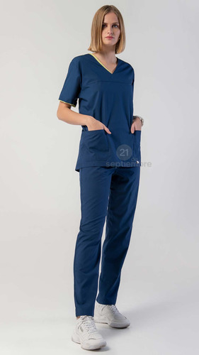 Ambo Médico Unisex Combinado Art. 41003 - 21 De Septiembre