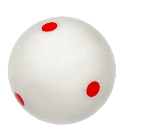 Bola De Sinuca Bilhar Treino Red Dots 54 Mm