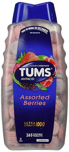 Tums Ultra Bayas Clasificadas 265 Tabletas - Maximum Strengt