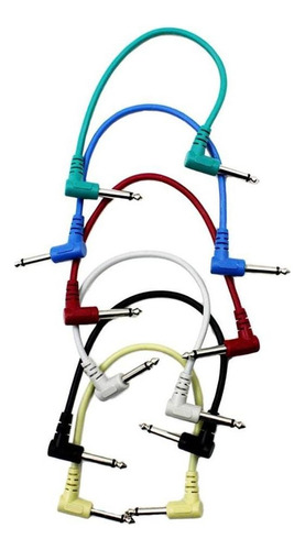 6 Piezas De Guitarra Antirruido Cable De Pedal De Sonido