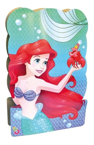 Combo Sirenita Ariel Disney Cumpleaños Cotillon Platos Vasos