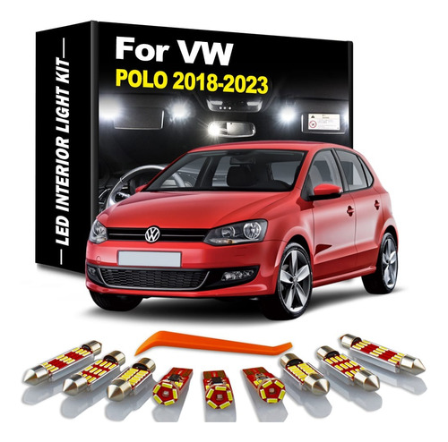 Kit Led Interior Canbus Volkswagen Polo Virtus 2018 - 2023