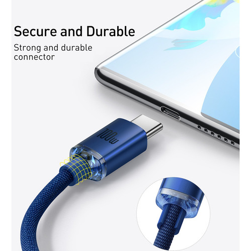 Cable Usb-a A Usb-c 100w 2 Metros Carga Rapida - Baseus