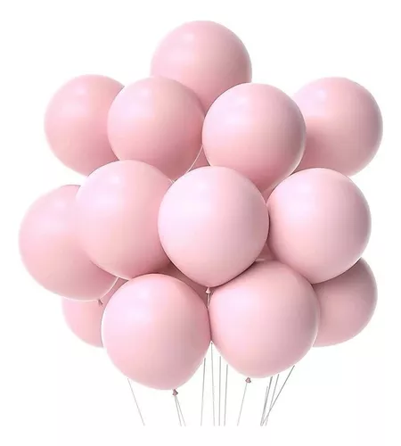 Bolsa De 25 Globos Rosa Pastel De 10 Pulgadas