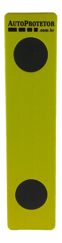 Protector de parachoques de 4 cm, para garaje y aparcamiento, color amarillo