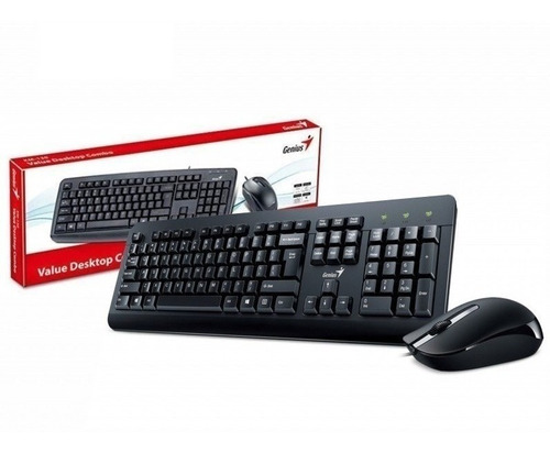 Kit Teclado Y Mouse Km-160 Usb Sp Genius