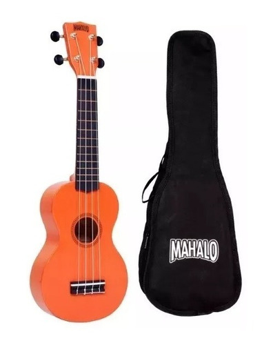 Mahalo Ukelele Soprano Mr1or Naranja