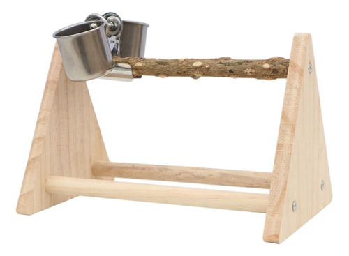 Soporte De Madera Para Juegos De Loros, Soporte Portátil