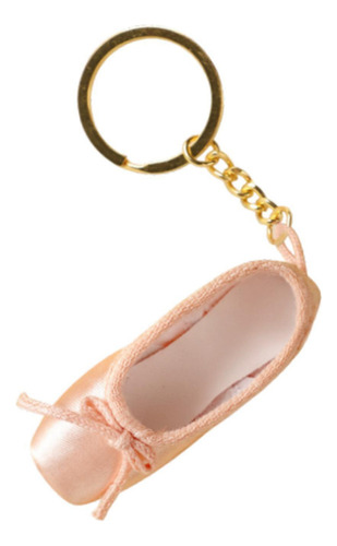 Chaveiro De Sapato De Balé Para Mochila De Champanhe Ouro