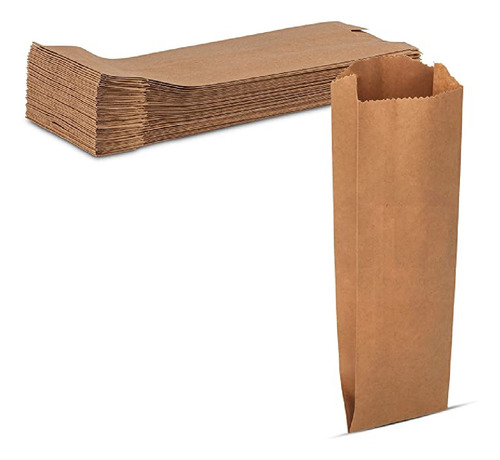 Imagen 4 de 10 de Bolsas De Papel Kraft 1 Kilo Pack 100 Bolsas