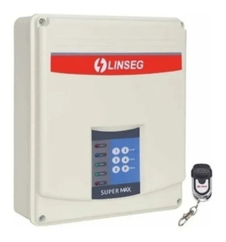 Energizador Linseg Súper Max 8000mts + Control Kit Completo