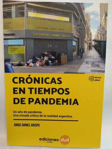 Crónicas En Tiempos De Pandemia - Daniel J. Grispo - Ed. Dyd