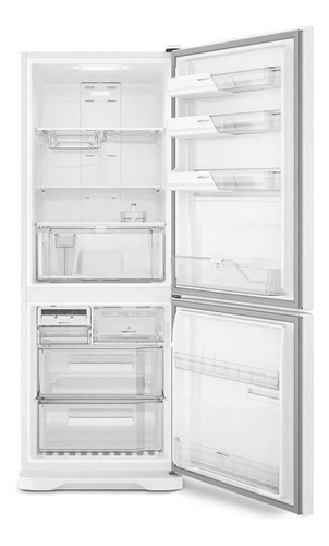 Imagem 3 de 4 de Geladeira inverter frost free Electrolux DB53 inox com freezer 454L 220V