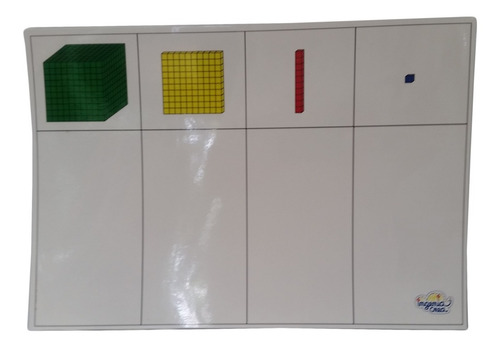 Imagen 3 de 3 de Ingeniacrea: Cubos De Base 10 C/cubo Transparente Y Tablero