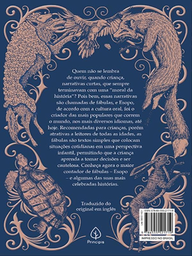 Fábulas De Esopo, De Esopo. Editora Principis, Capa Mole Em Português
