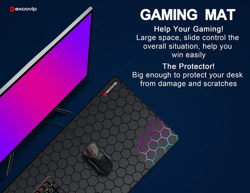 Mouse Pads, Mouse Pad Gamer Profissional, Base De Borracha