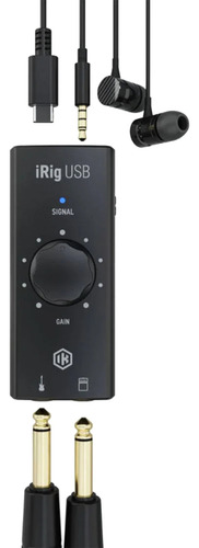 Interfaz De Audio Ik Multimedia Irig Usb - Conexión Fácil Negro