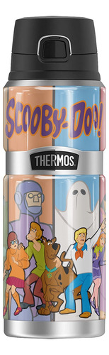 Scooby-doo Bad Guys Thermos - Botella De Acero Inoxidable C.