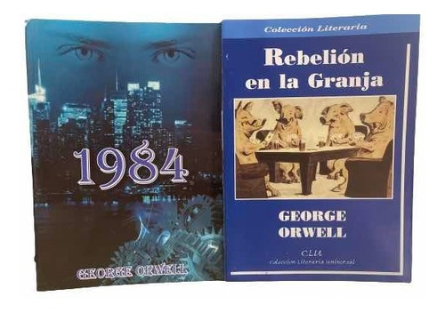 Libro 1984 Y Rebelión En La Granja- Editorial Buró