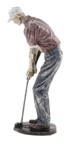 Estatua De Golfista, Adorno Artístico, Escultura, Vino De Of