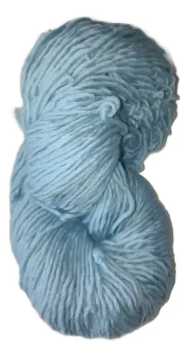 Madeja De Lana Celeste 160 Gramos