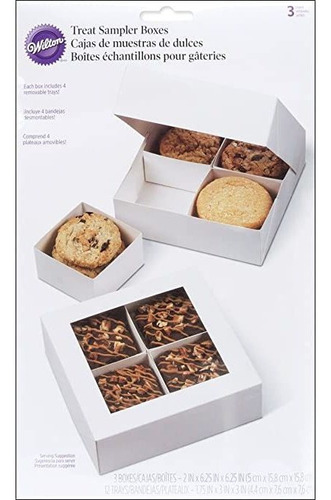 Wilton Tratar Cajas Sampler, Perfecto Para Compartir Postres