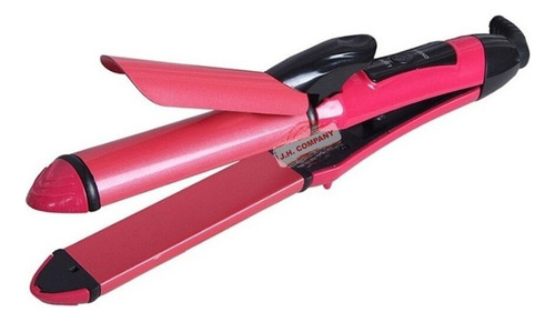 Tenaza Rizador Y Plancha Alasiadora Para Cabello 2 En 1 Color Rosa