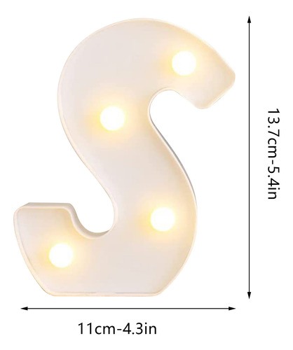 Luces Led Para Modelar Letras Inglesas En Minúscula Z 26, 60
