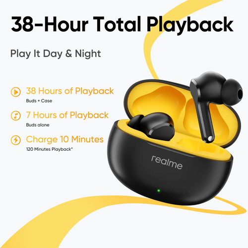 Auriculares Inalámbricos Con Cancelación De Ruido Realme T11