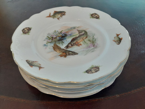 Juego De Platos Para Pescado Blanco Pescado