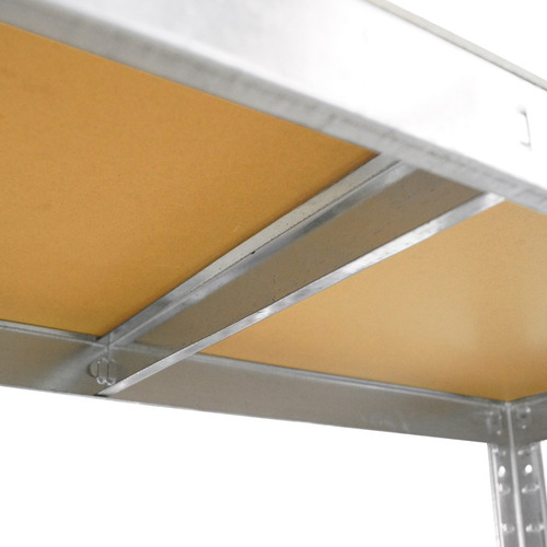 Imagen 5 de 10 de Estantería Metálica Mustang Con Estantes De Mdf 40cm Prof.