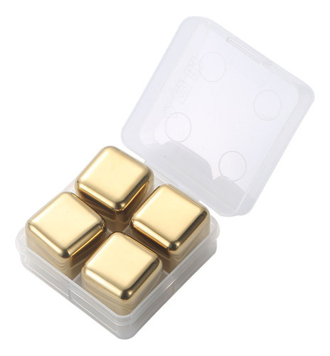 Cubitos De Hielo De Metal, Acero Inoxidable, Reutilizables,