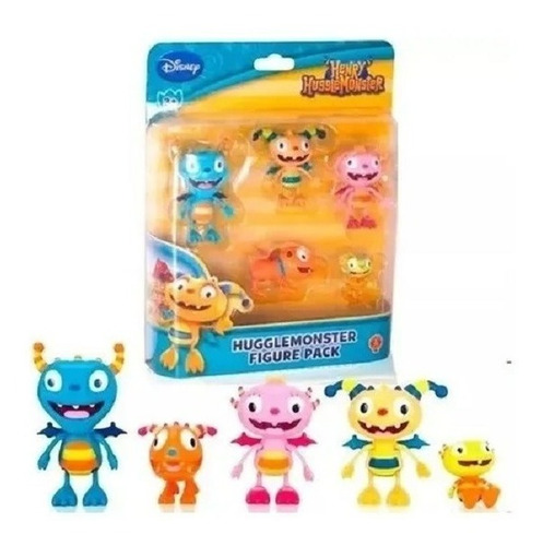 Henry Hugglemonster Monstruito Set 5 Personajes Intek - 5009