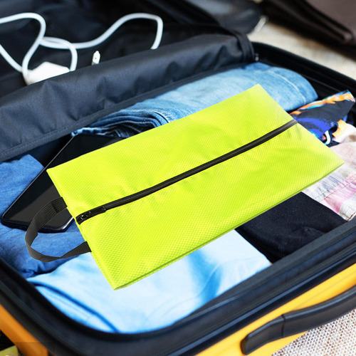 2 Bolsas De Zapatos De Viaje Multifunción Portador De Verde
