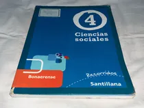 Comprar Ciencias Sociales Bonaerense 4 Recorridos - Santillana