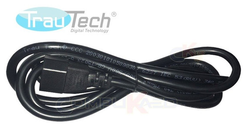 Cable Poder Ups Trautech Macho Hembra 1.80 Metros Pc Monitor