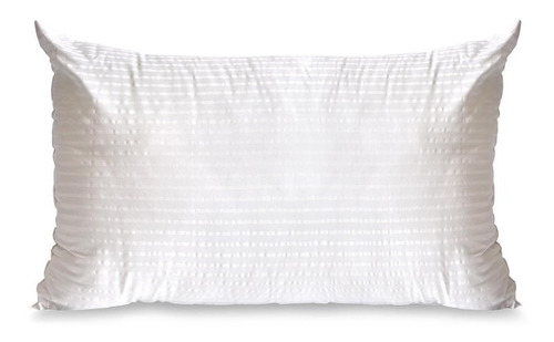 Almohada King De Vellon 50  X 90 Cm Blanco Salo Bh X Unidad 