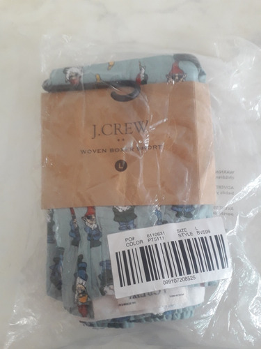 Exclusivo Boxer Short Para Hombre Marca J. Crew Talla L 