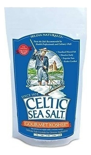 Sal Gourmet Kosher, Celtic Sea Salt, 455g,