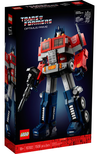 Lego Icons Optimus Prime 10302 Com 1508pcs