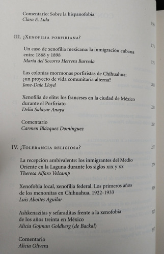 Xenofobia Y Xenofilia En La Historia De México Xix Y Xx.