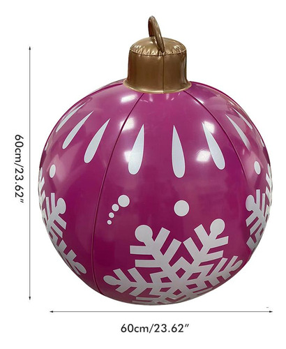 Bola Inflable De Navidad Hecha De Pvc