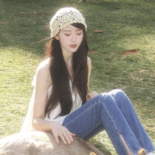 Gorro Tejido A Crochet Hecho A Mano A La Moda Para Mujer