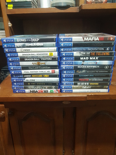 Lote De Juegos Play 4 Usados Como Nuevos (Usado)