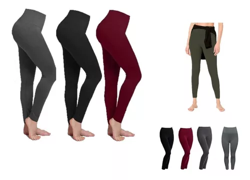 Leggins Térmicos Afelpados Leggins Mujer Mallones Termicos