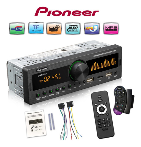 Reproductor Pioneer Bluetooth De Carro Mp3 Usb Radio Control