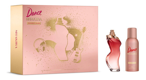 Set Shakira Dance Midnight Muse Edt 80ml Premium