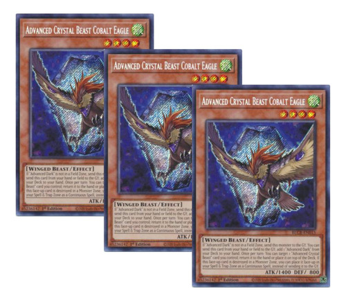 Yugioh! X3 Advanced Crystal Beast Cobalt Eagle - Blcr Tercia