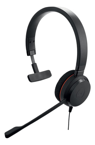 Auricular Mono Usb Jabra Evolve 20 Ms, Ideal Para Oficina